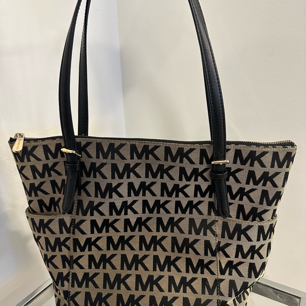 Michael Kors Jet Set Monogram canvas tote